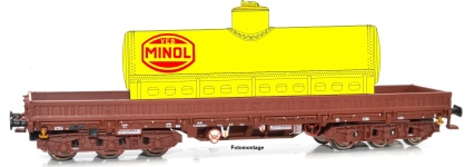 NPE Modellbau NW22940 - H0 - Schwerlastwagen Samms 4860 VEB Minol, DR, Ep. IV